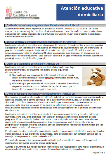 Atención domiciliaria