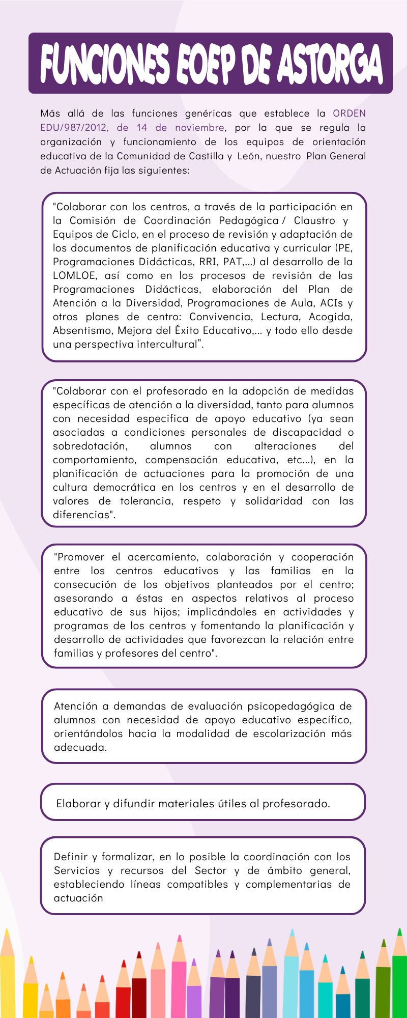 Funciones EOEP de Astorga